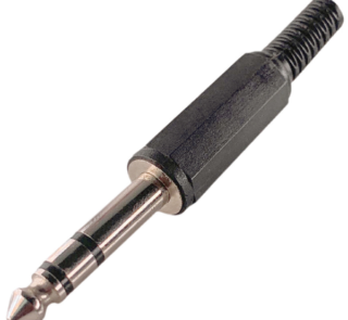 MX 6.35 MM P-38 Stereo Plug Connector With Screw Terminals MX-1128