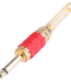 MX 6.35 MM P-38 Mono Male Plug Connector Heavy Duty With Spring Fully Gold Plated MX-165B