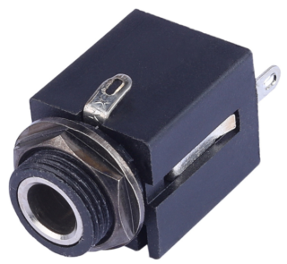 MX 6.35 MM P-38 Stereo Connector Box Type Plastic MX-78A