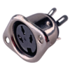 MX 3 Pin Din Metal Connector MX-122