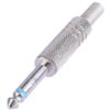 MX 6.35 MM P-38 Copper Plated Mono Plug With Spring MX-67
