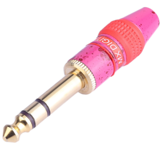 MX 6.35 MM P-38 Gold Plated Stereo Connector MX-32