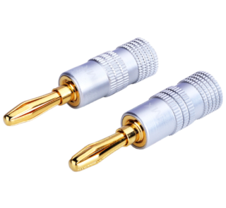 MX 4 MM Banana Plug Metal Heavy Duty (Gold Plated) MX-1547