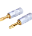 MX 4 MM Banana Plug Metal Heavy Duty (Gold Plated) MX-1547