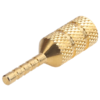 MX 2 MM Tip Plug Crimp Type Full Metal For 6 MM Cable (Gold Plated) MX-1426