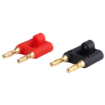 MX Dual Banana Plug (Red & Black) MX-832