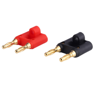 MX Dual Banana Plug (Red & Black) MX-832