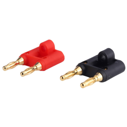 MX Dual Banana Plug (Red & Black) MX-832