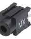 MX EP Stereo Female Connector Vertical PCB Mounting MX-528 ITGLOBAL