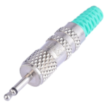 MX EP 2.5 mm Mono Male Connector (Copper Plated) Super Deluxe with Metal Cap MX-10
