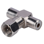 MX T Connector For 2 RCA Female Socket To 1 F Male Socket MX-546