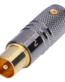 MX RF Male Connector Full Metal With Locking Screw Heavy Duty Gold Plated MX-486 ITGLOBAL