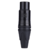 MX XLR 3 Pin Mic Female Connector Black Coating MX-3026 - Image 2