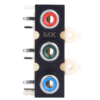 MX 3 Way RCA Female RGB Connector PCB Mounting MX-2300 - Image 2