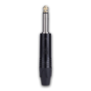 MX 6.35 MM P-38 Mono Male Connector Heavy Duty Black Coated With Golden Tip MX-3486 - Image 3