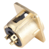 MX XLR 3 Pin Mic Male Connector Fully Gold Plated Panel Mounting MX-3030 - Image 3