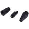 MX XLR 3 Pin Mic Female Connector Black Coating MX-3026 - Image 3