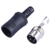 MX Copper Plated 4 Pin Din Plug MX-107 - Image 3
