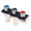 MX 3 Way RCA Female RGB Connector PCB Mounting MX-2300 - Image 3