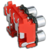 MX 4 Way RCA Female Connector (Pcb Mounting) MX-1259 - Image 3