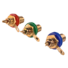 MX RCA Female Connector Gold Plated RGB - Heavy Duty - Set Of 3 Pcs MX-990A - Image 3