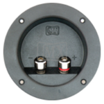 MX 2 Way Army Type Binding Post Speaker Terminal Round Metal Connector ( H.D. ) 15 Amps. ( 105 X 72 mm ) MX-3354