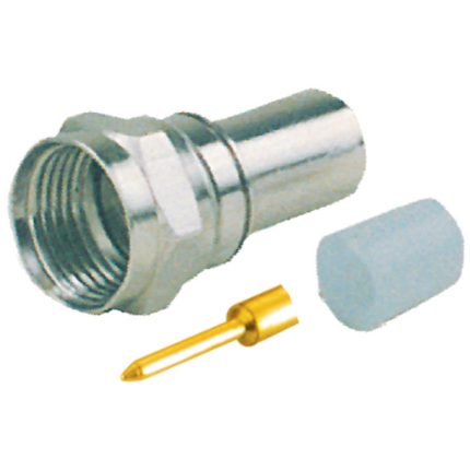 MX F Connector Crimping Type With Pin For RG-58 Cable MX-689