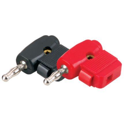 MX 4 MM Right Angle Plug (Spring Loaded Cable Entry) Stackable From Rear (Beryllium Copper) MX-1401