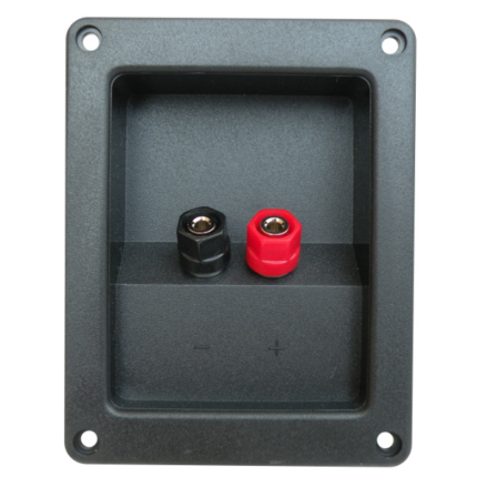 MX 2 Way Binding Post Speaker Terminal Rectangle (123×81.6MM) MX-1571