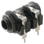 MX P-38 Mono Female Connector Pcb Mntg. Plastic MX-1868A
