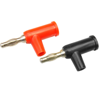 MX 4mm Banana Plug Right Angle Design with Screw and Stackable Feature MX-2959