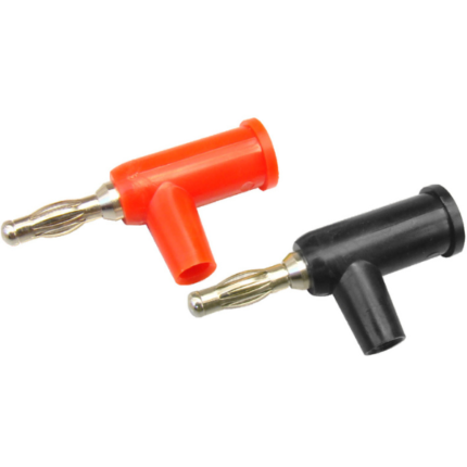 MX 4mm Banana Plug Right Angle Design with Screw and Stackable Feature MX-2959