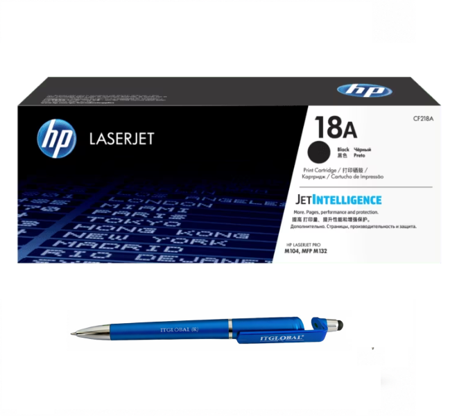 18a HP 18A Black Original LaserJet Toner Cartridge CF218A Genuine itglobal