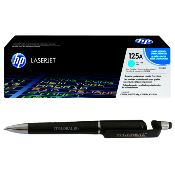 CB541 cyan HP 125A Cyan Original LaserJet Toner Cartridge CB541A Genuine itglobal