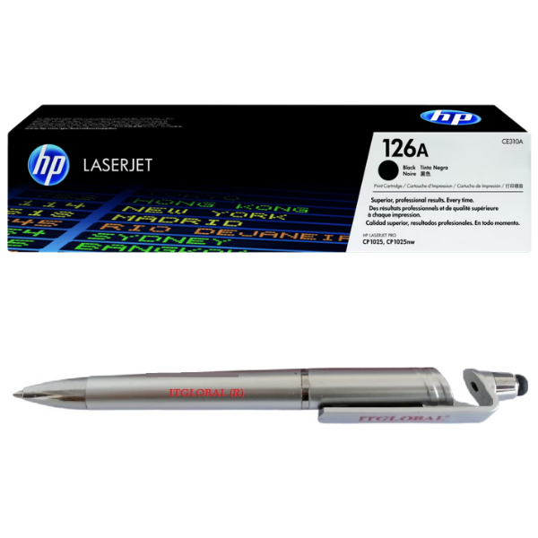 CE310A HP 126A Black Original LaserJet Toner Cartridge CE310A Genuine itglobal