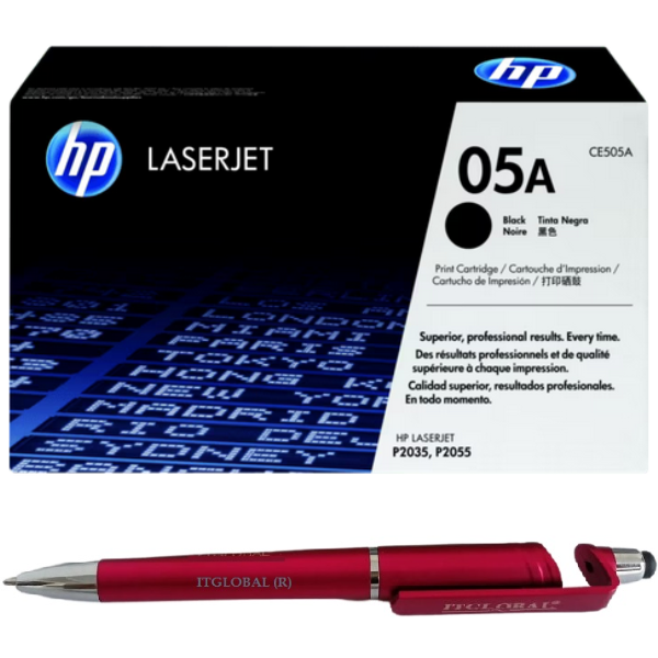 CE505A HP 05A Black Original LaserJet Toner Cartridge CE505A Genuine itglobal