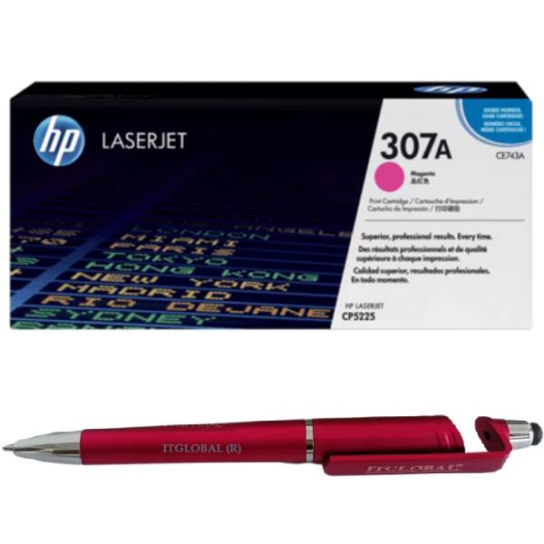 CE743A (1) HP 307A Magenta Original LaserJet Toner Cartridge CE743A Genuine itglobal
