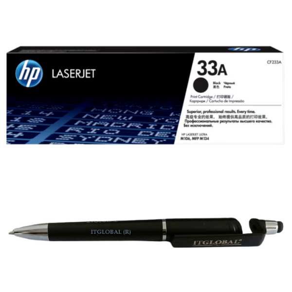 CF233A HP 33A Black Original LaserJet Toner Cartridge CF233A Genuine itglobal