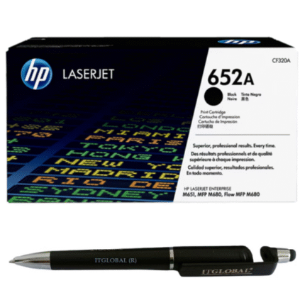 HP 652A Black Original LaserJet Toner Cartridge CF320A