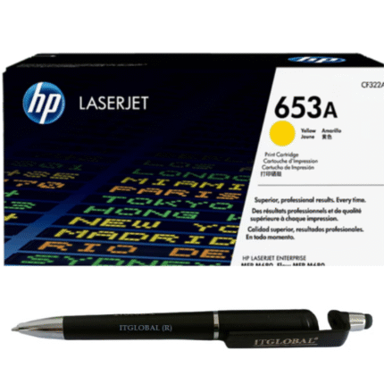HP 653A Yellow Original LaserJet Toner Cartridge CF322Y