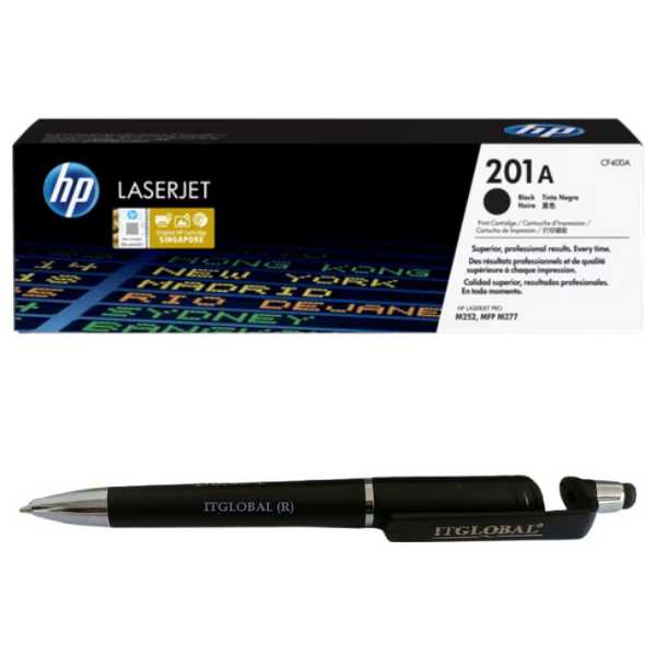 CF400A HP 201A Black Original LaserJet Toner Cartridge CF400A Genuine itglobal