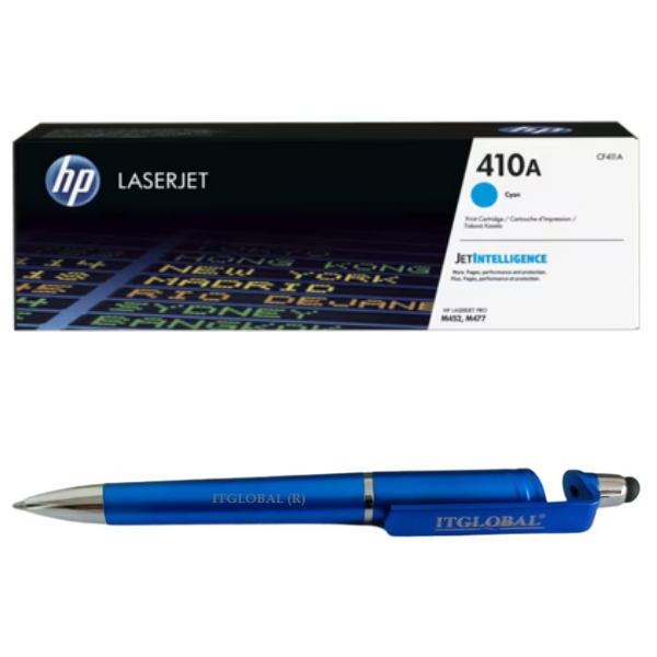 CF411C HP 410A Cyan Original LaserJet Toner Cartridge CF411C Genuine itglobal