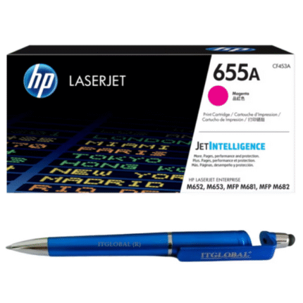 HP 655A Magenta Original LaserJet Toner Cartridge CF453A