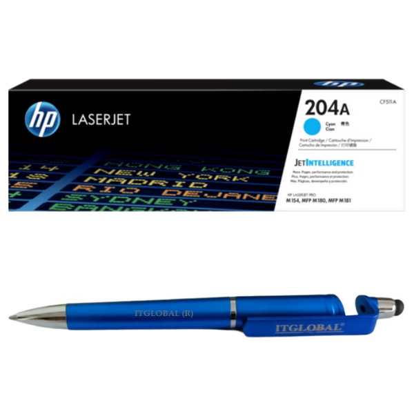 CF511A HP 204A Cyan Original LaserJet Toner Cartridge CF511A Genuine itglobal