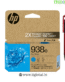 HP 938e EvoMore Cyan Original Ink Cartridge 4S6X9PA HP 938 Genuine itglobal
