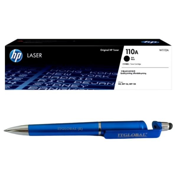 W1112A HP 110A Black Original Laser Toner Cartridge W1112A