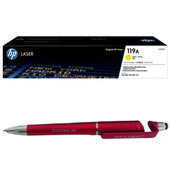 W2092 HP 119A Yellow Original Laser Toner Cartridge W2092
