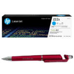HP 222A Cyan Original LaserJet Toner Cartridge W2221A Genuine itglobal