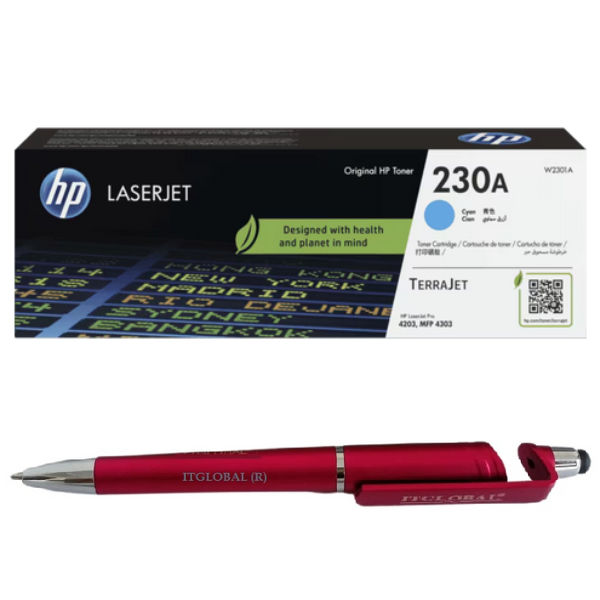HP 230A Cyan Original LaserJet Toner Cartridge W2301A HP 230A Cyan Original LaserJet Toner Cartridge W2301A