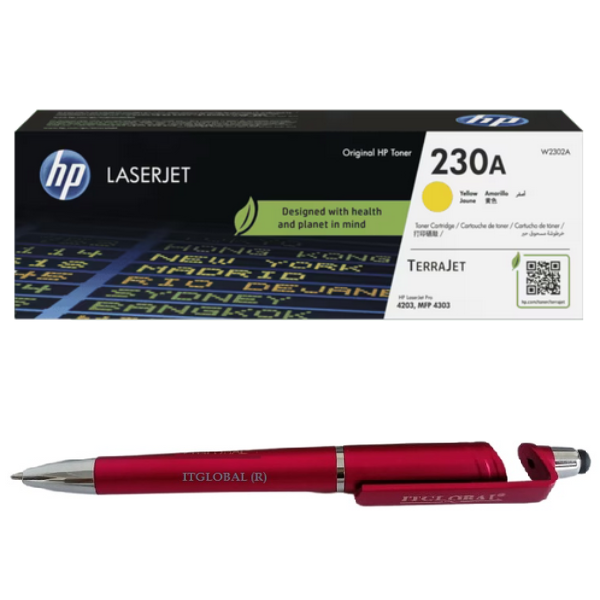 HP 230A Yellow Original LaserJet Toner Cartridge W2302A HP 230A Yellow Original LaserJet Toner Cartridge W2302A
